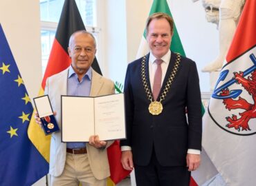 Verdienstmedaille für den Vereinsvorsitzenden
