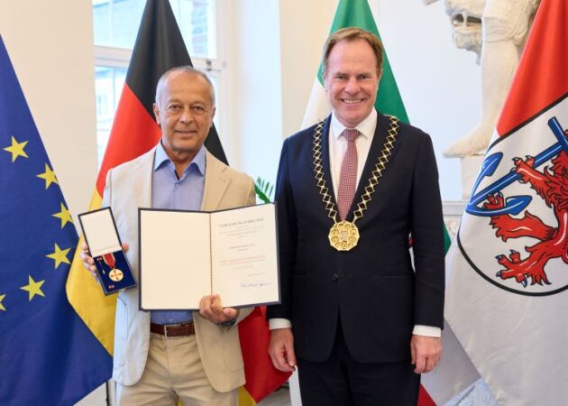 Verdienstmedaille für den Vereinsvorsitzenden